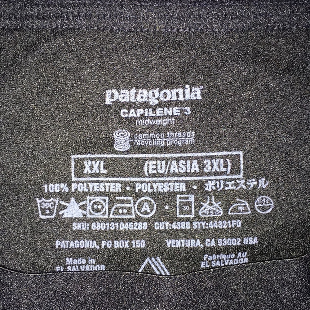Patagonia Men’s Capilene long underwear.